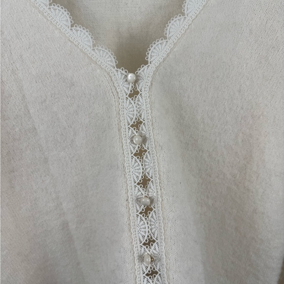 Sezane Women Melina Mohair Blend Cardigan Size XS - Picture 3 of 7